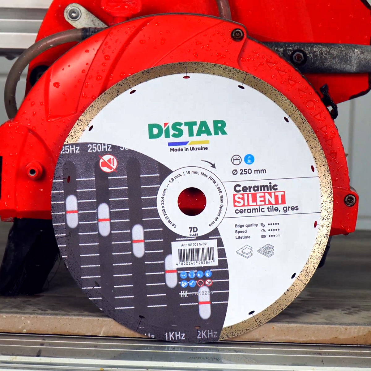 DISTAR Ceramic Silent diamond blade for porcelain gres in 8 to 10 inch sizes