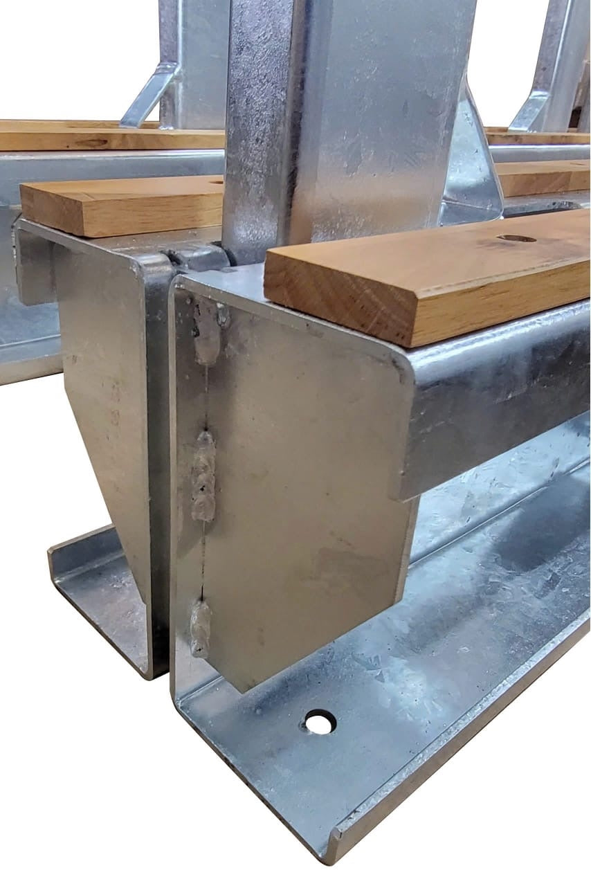 Weha 5.5 Ton 10' Slab Rack with 16 Galvanized Poles
