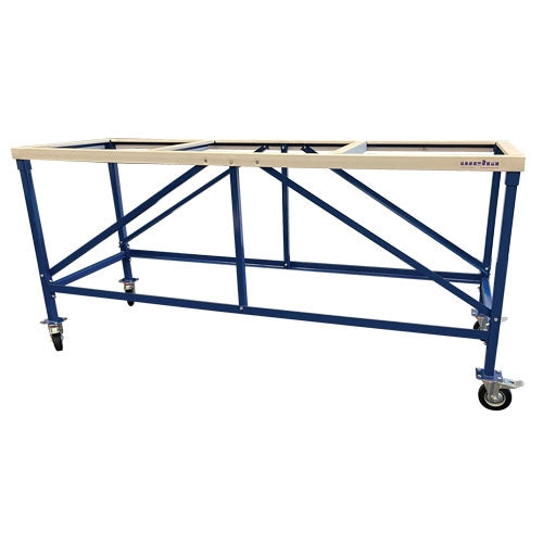 Weha 27" Work Table with White Locking Rubber
