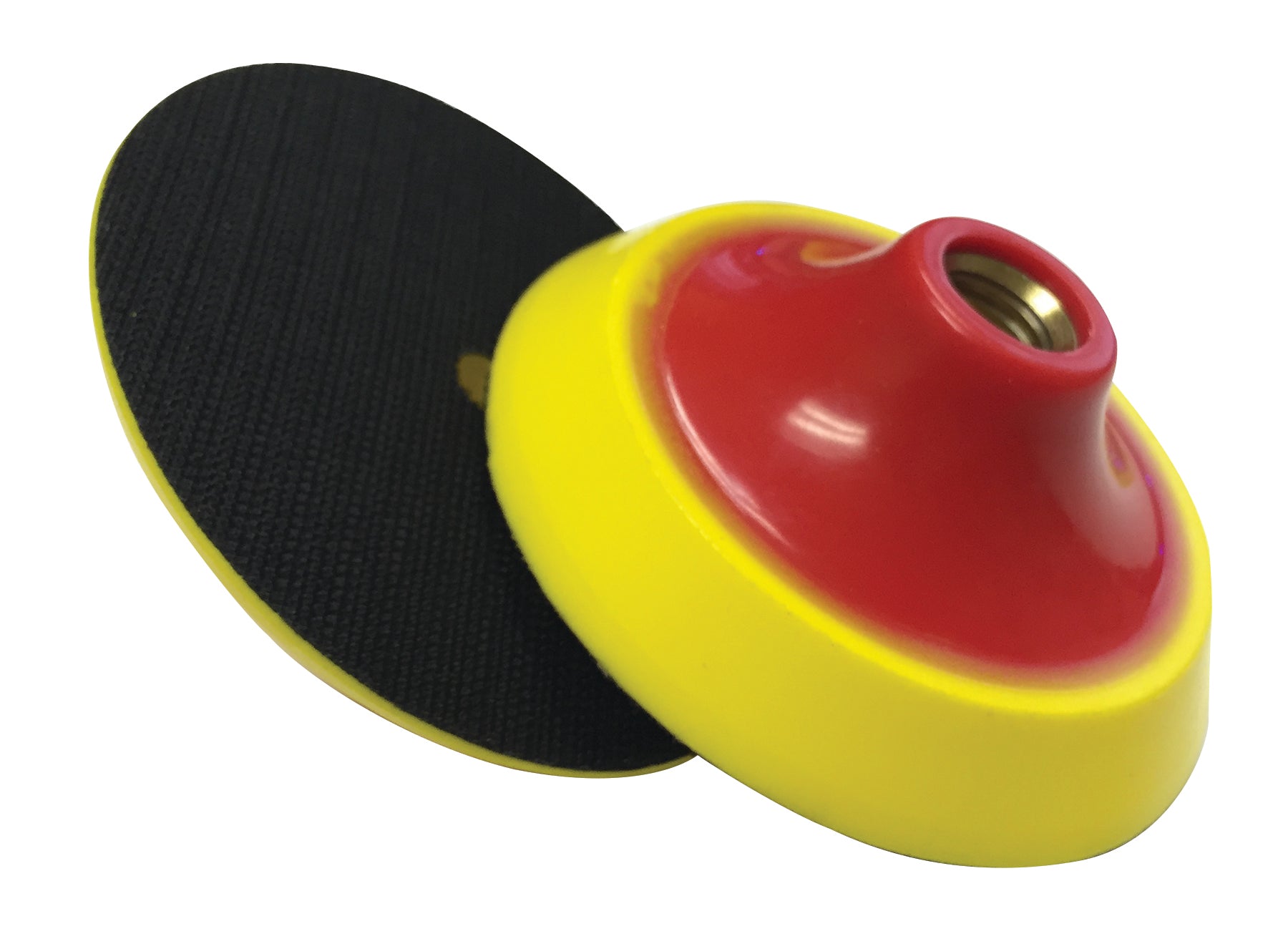 Weha Thick Yellow Foam Hook & Loop Back Up Pad