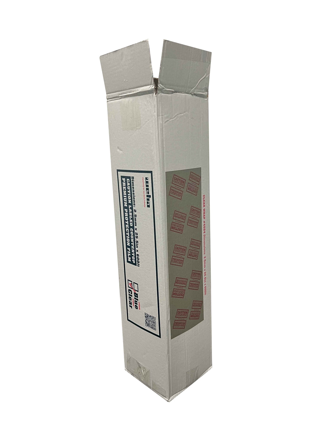 Weha Clear Countertop Protective Film - Caution Marked