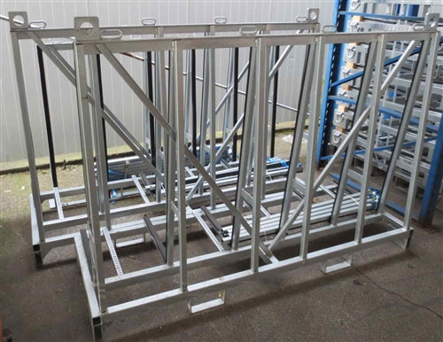 Weha Single-Sided A-Frame Cart – 78" x 26" x 56"