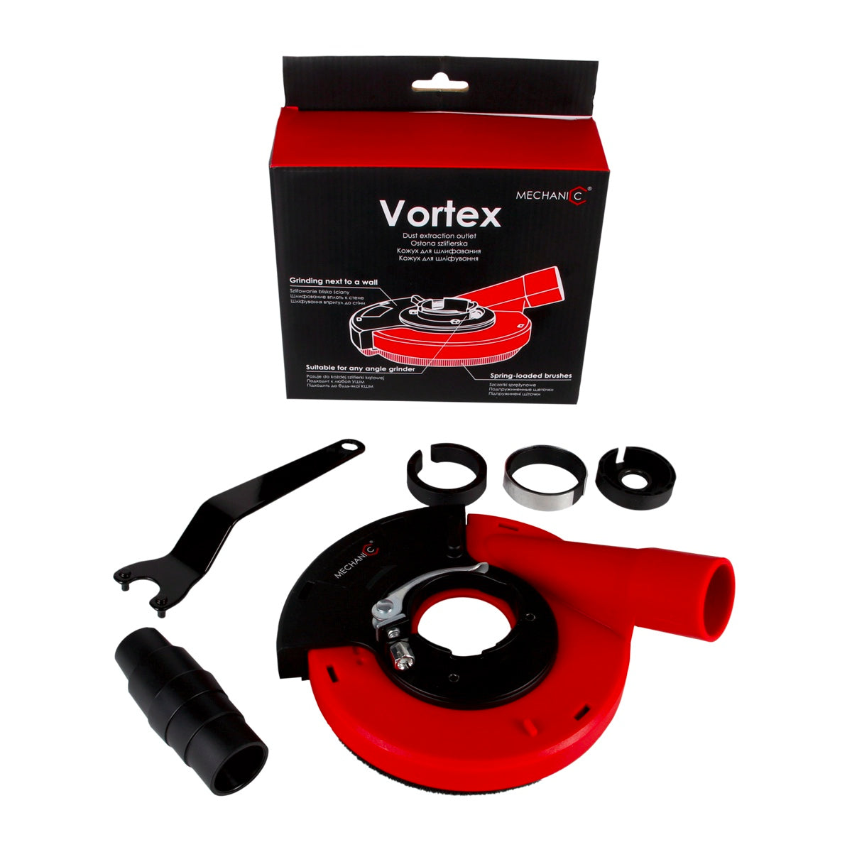 Mechanic VORTEX Dust Extraction Guard for 5-inch angle grinder