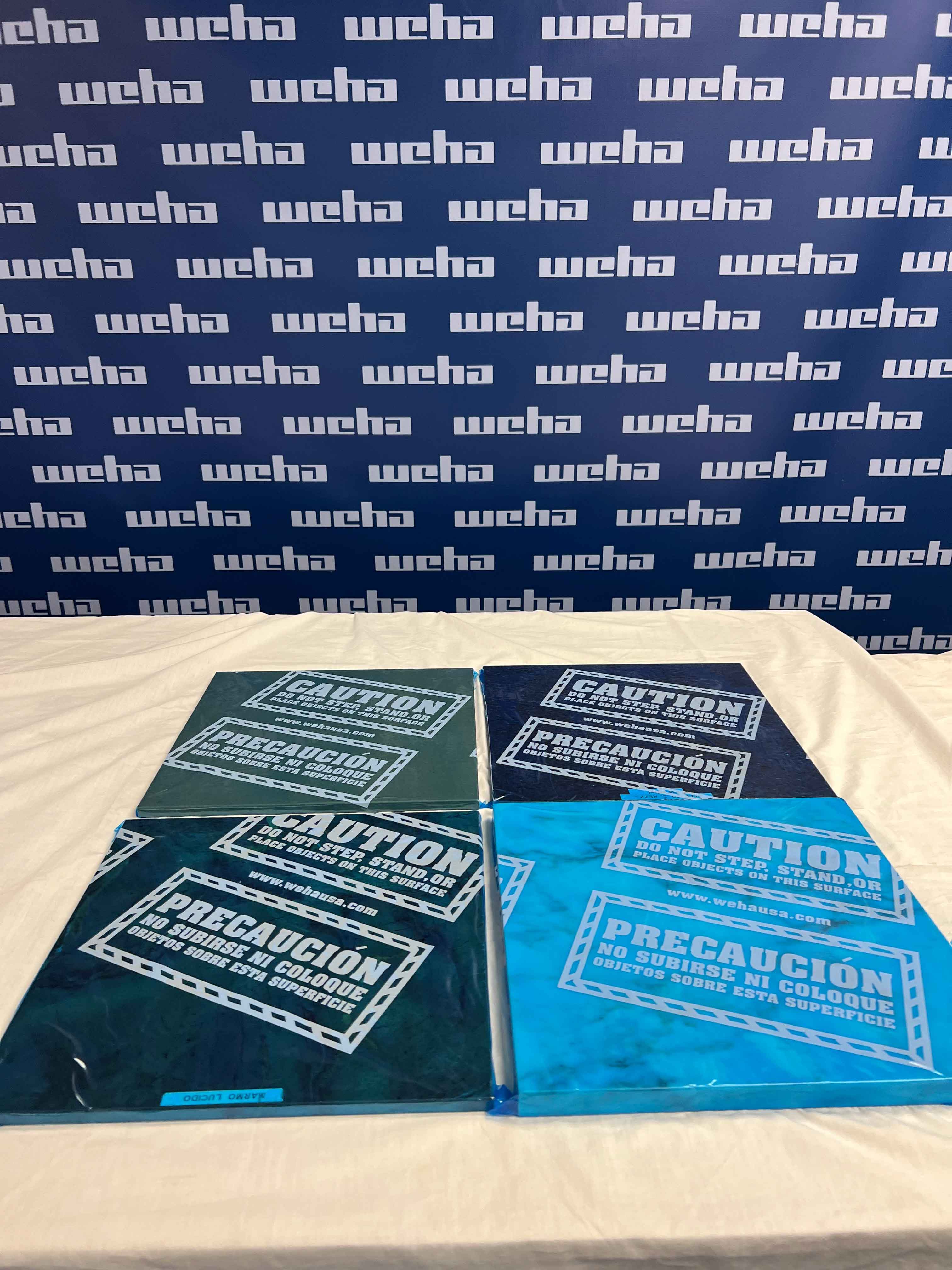 Weha Blue Countertop Protective Film – Caution Marked