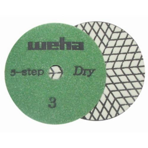 Weha 4" 5 Step Dry Diamond Polishing Pads