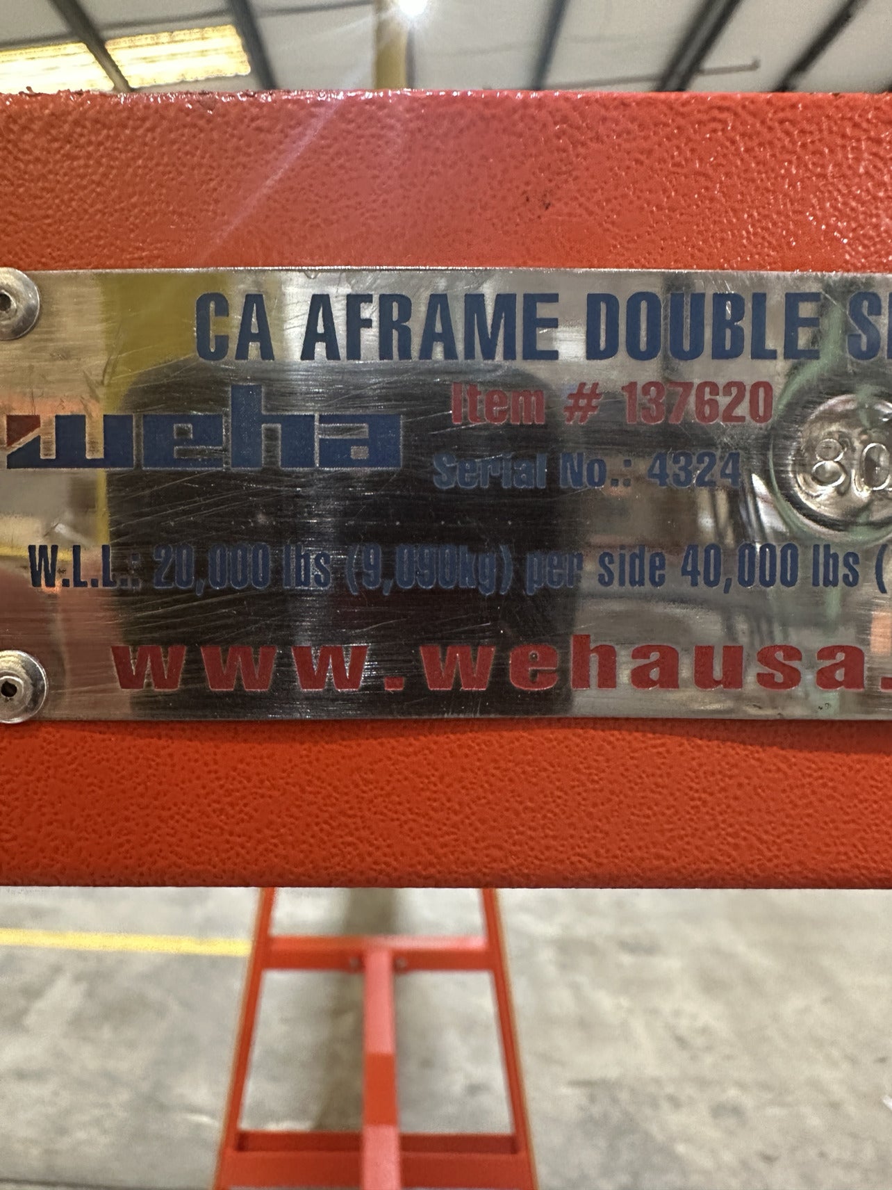 20 Ton Double-Sided Truck A-Frame