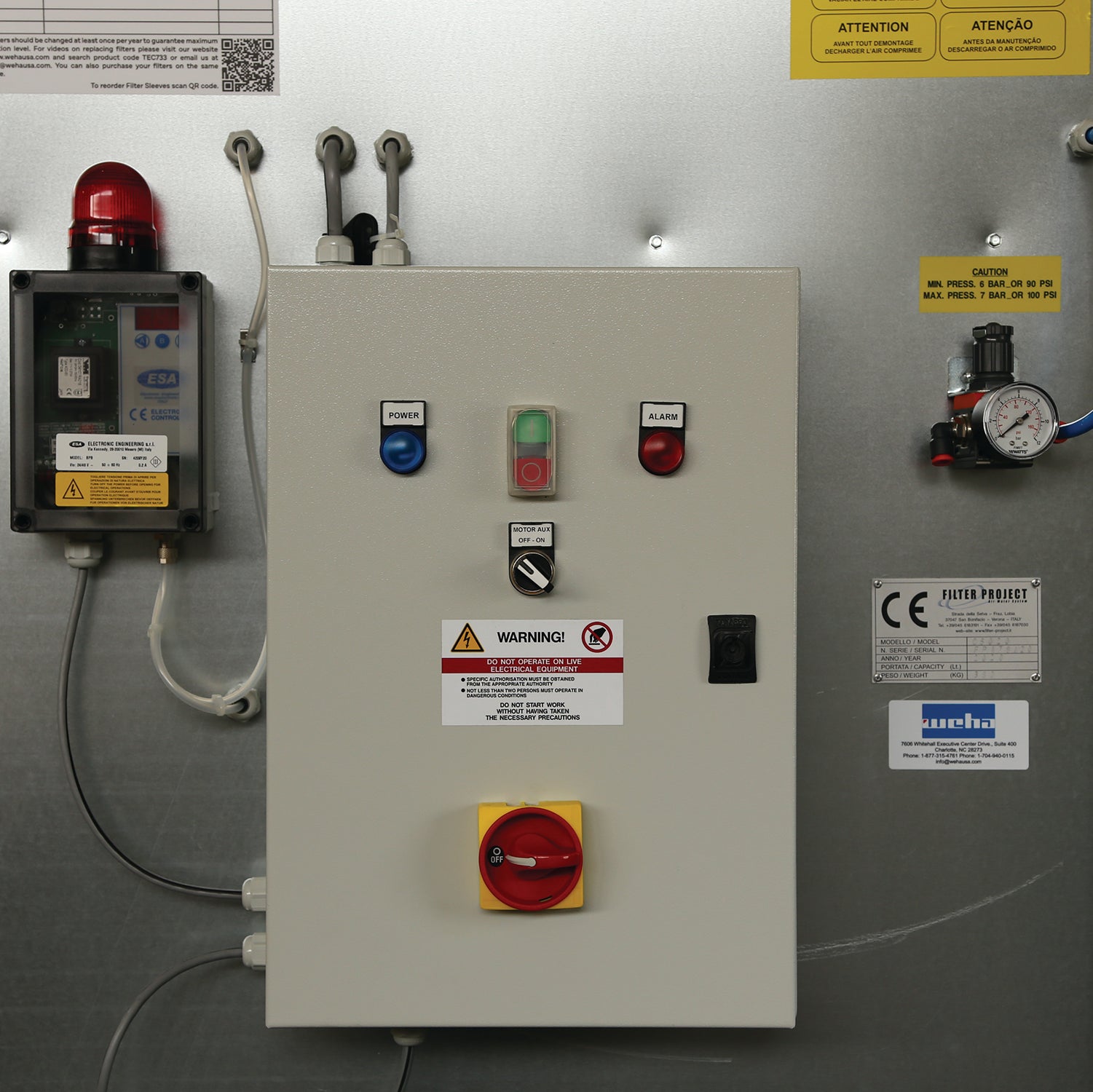 Filter Project 13' (4 Meter) Automatic Dry Dust Collector Booth System