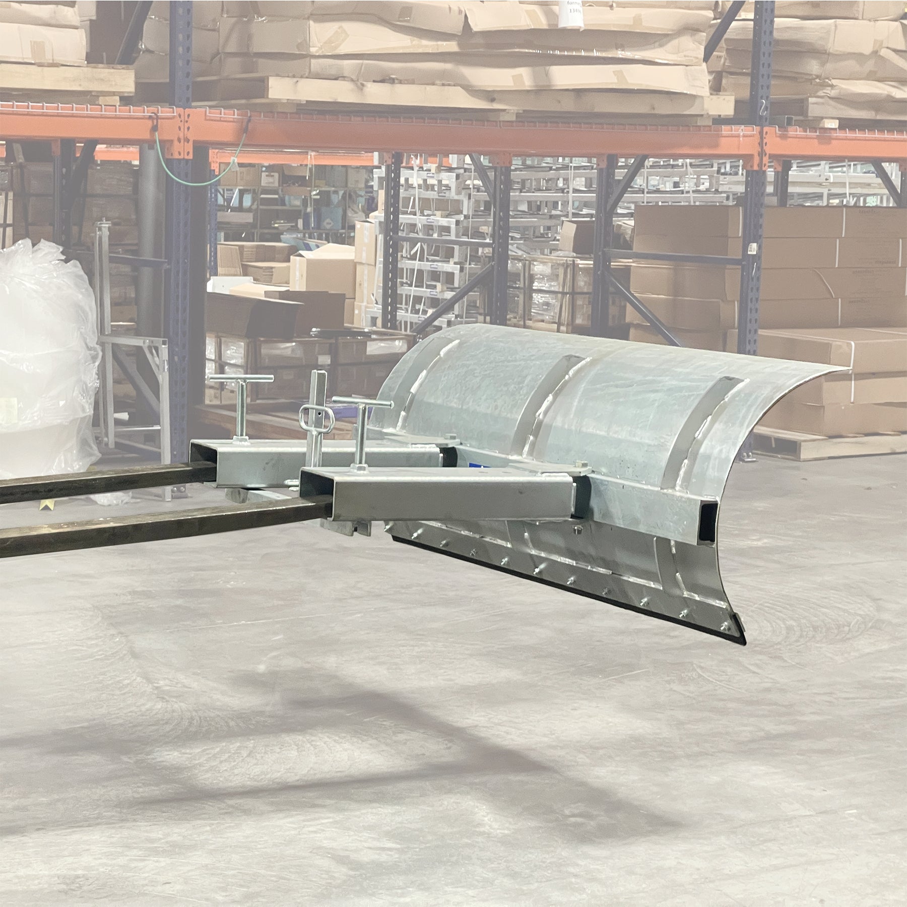 Weha ForkLift Snow Plow Attachment with Angle Adjustment