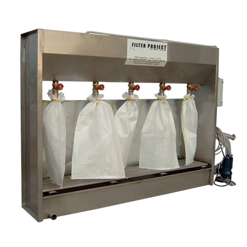 DS-50 Sludge Dehydrator – 5 Bag System for Granite, Marble & Stone Sludge