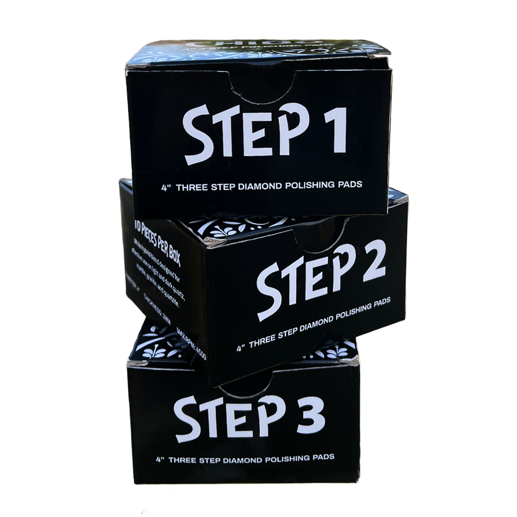 Chido 4" 3 Step Polishing Pads