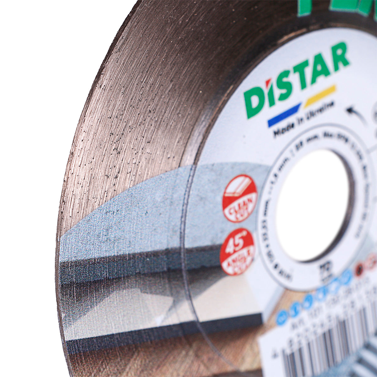 Close-up of DISTAR Perfect blade sandwich diamond layer design