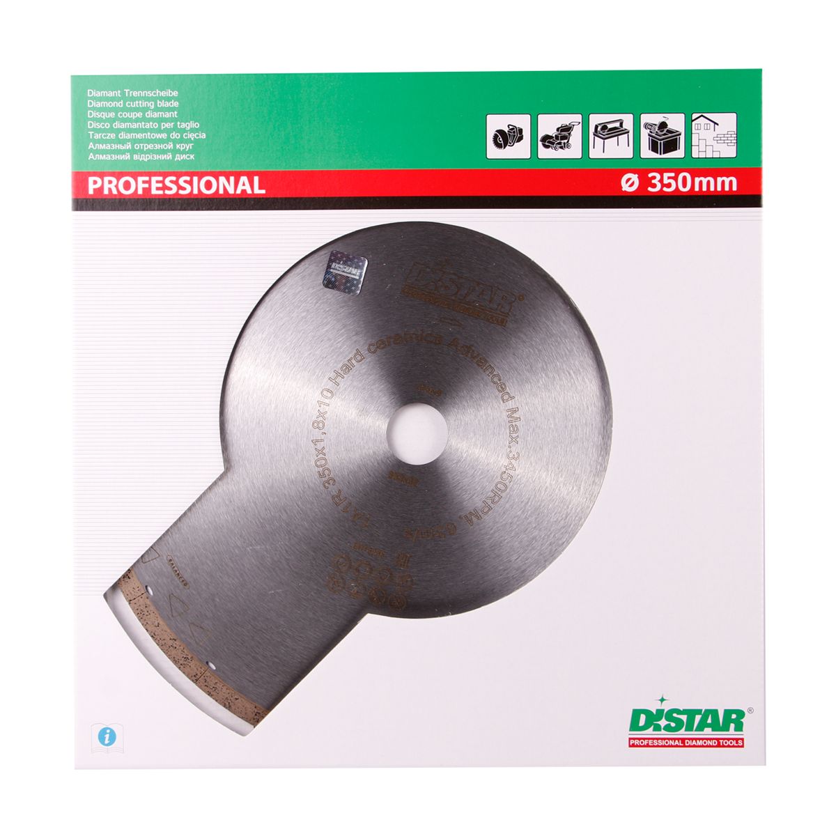 Hard Ceramics Advanced Diamond Blade 7"–14" – Thick Porcelain & Dekton Cuts