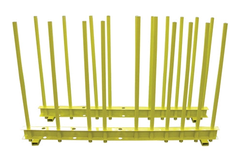 Weha 5' Yellow Heavy-Duty Remnant Rack