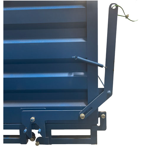 Weha Blue Waste Container – 1 Ton Capacity