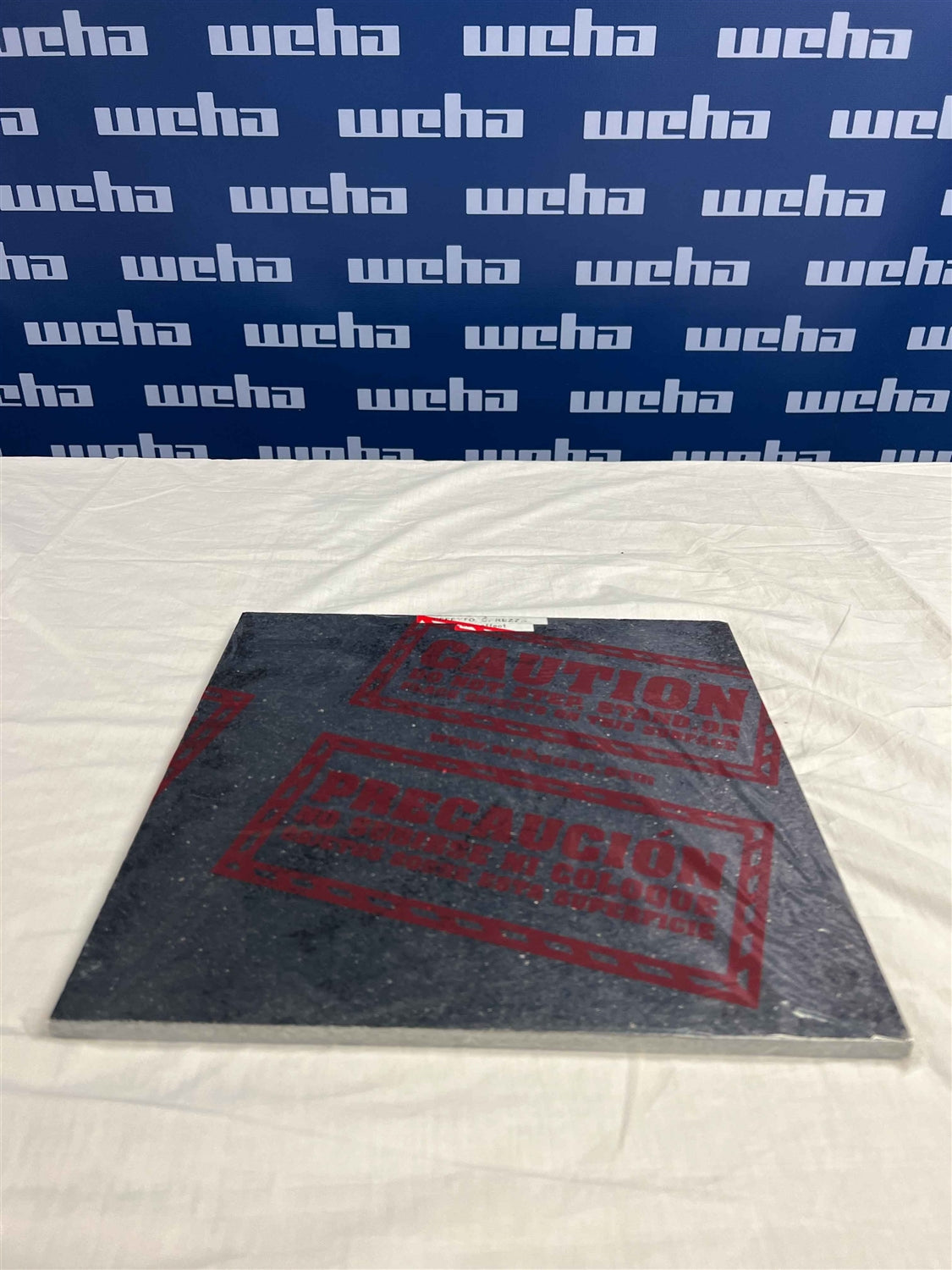 Weha Clear Countertop Protective Film - Caution Marked