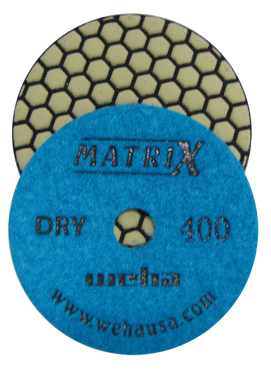 Weha 4" Matrix Dry 7 Step Diamond Polishing Pads