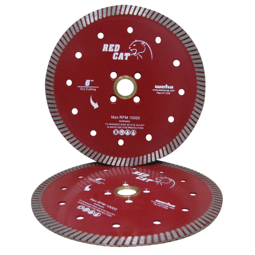 Weha 6" Red Cat Diamond Turbo Blade