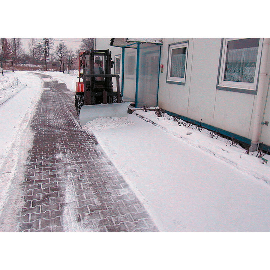 Weha ForkLift Snow Plow Attachment with Angle Adjustment