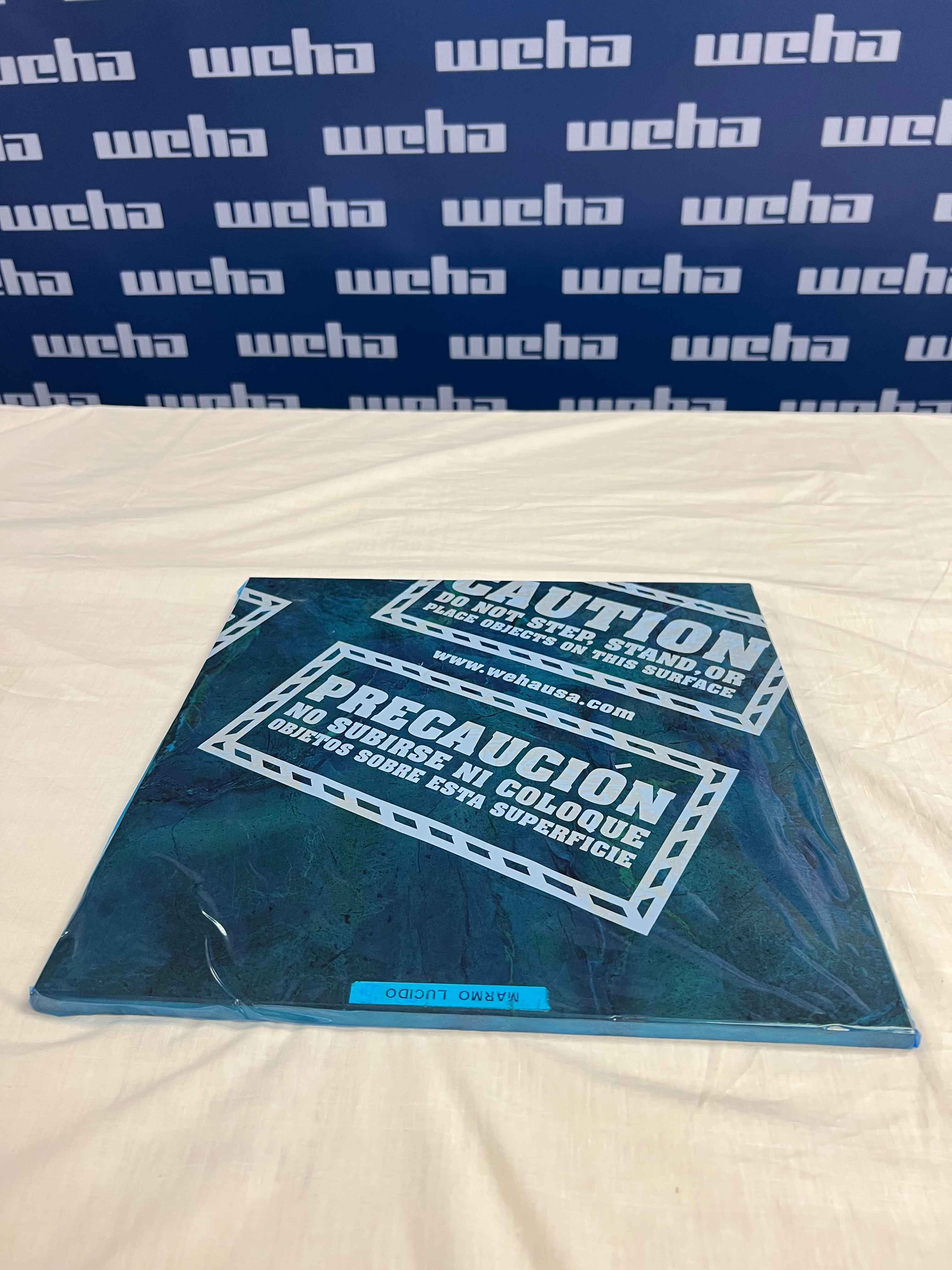 Weha Blue Countertop Protective Film – Caution Marked