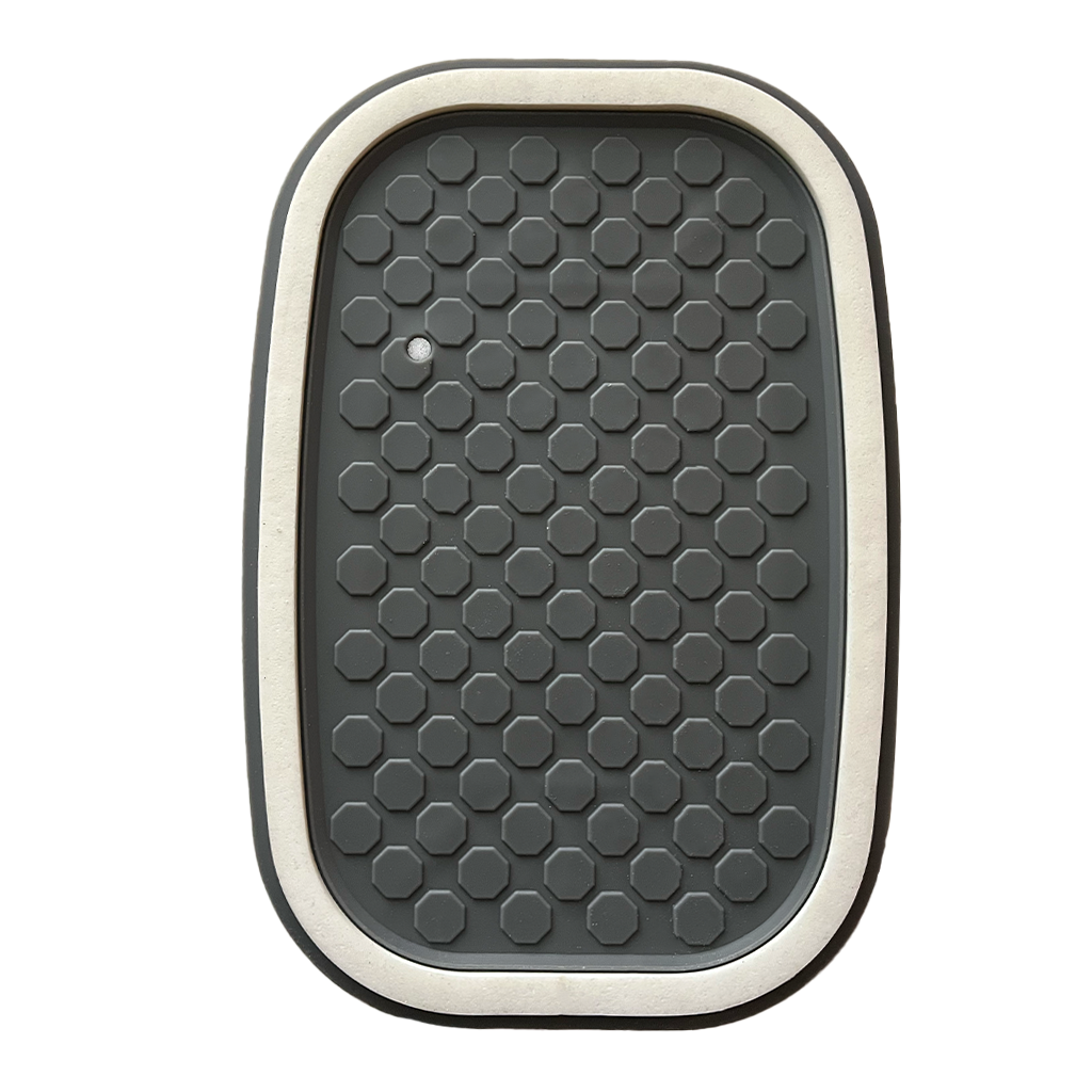 Close-up view of 11 inch Athena vacuum cup showing LED display and foam pad