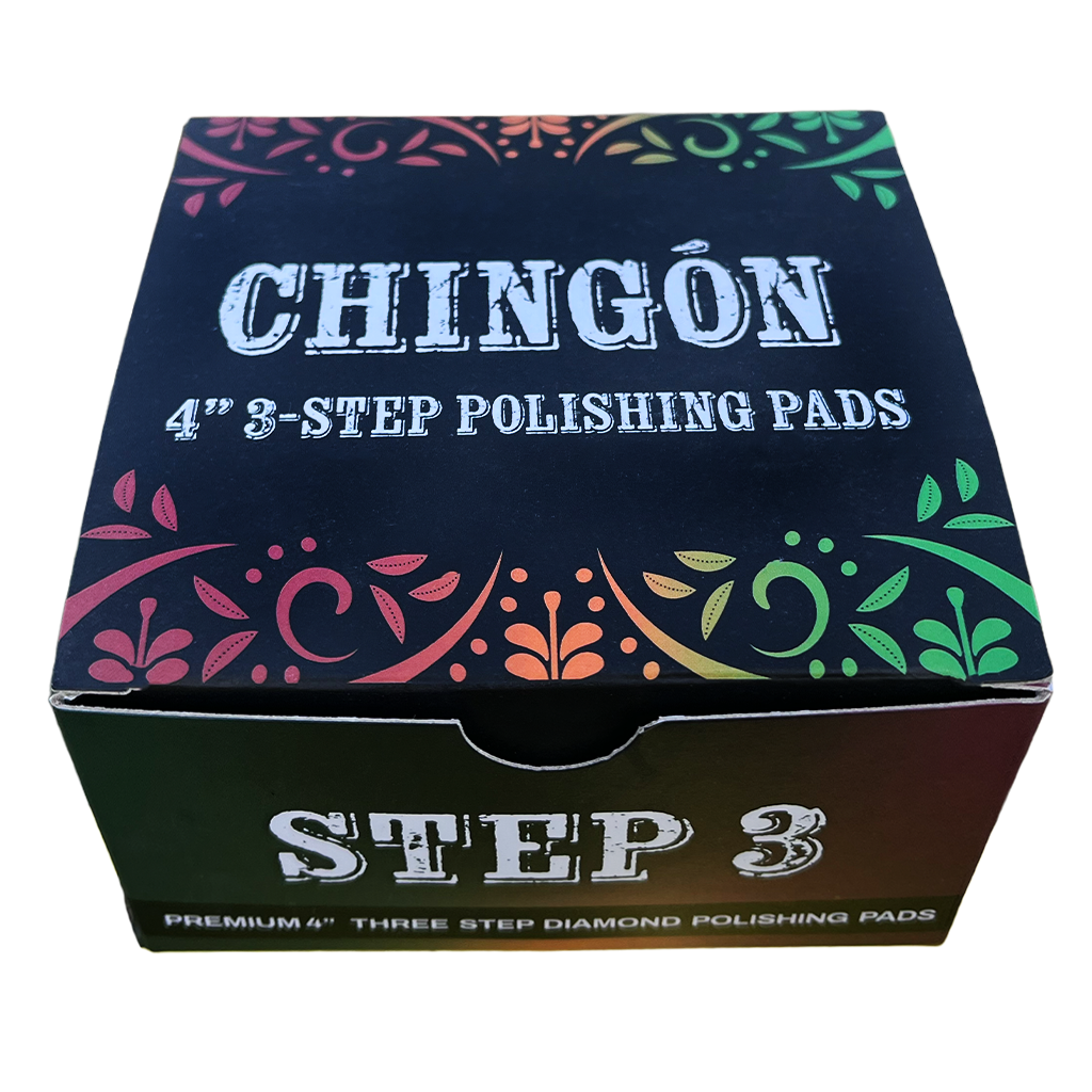 Chingon 4" Premium 3 Step Polishing Pads