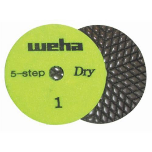 Weha 4" 5 Step Dry Diamond Polishing Pads