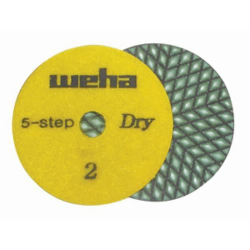 Weha 4" 5 Step Dry Diamond Polishing Pads