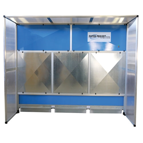 Filter Project 10' (3 Meter) Automatic Self-Cleaning Dry Dust Collector Booth System