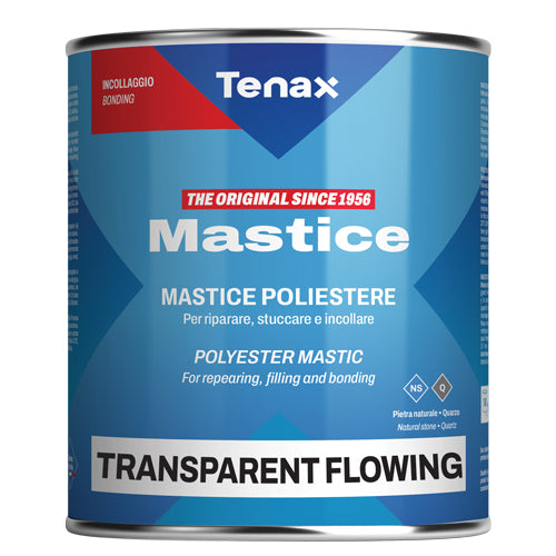 Transparent Flowing Polyester