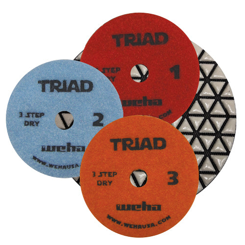 Weha Triad Dry 3 Step Polishing Pads