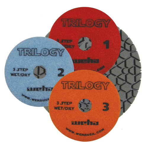 Weha Trilogy 3 Step Polishing Pads