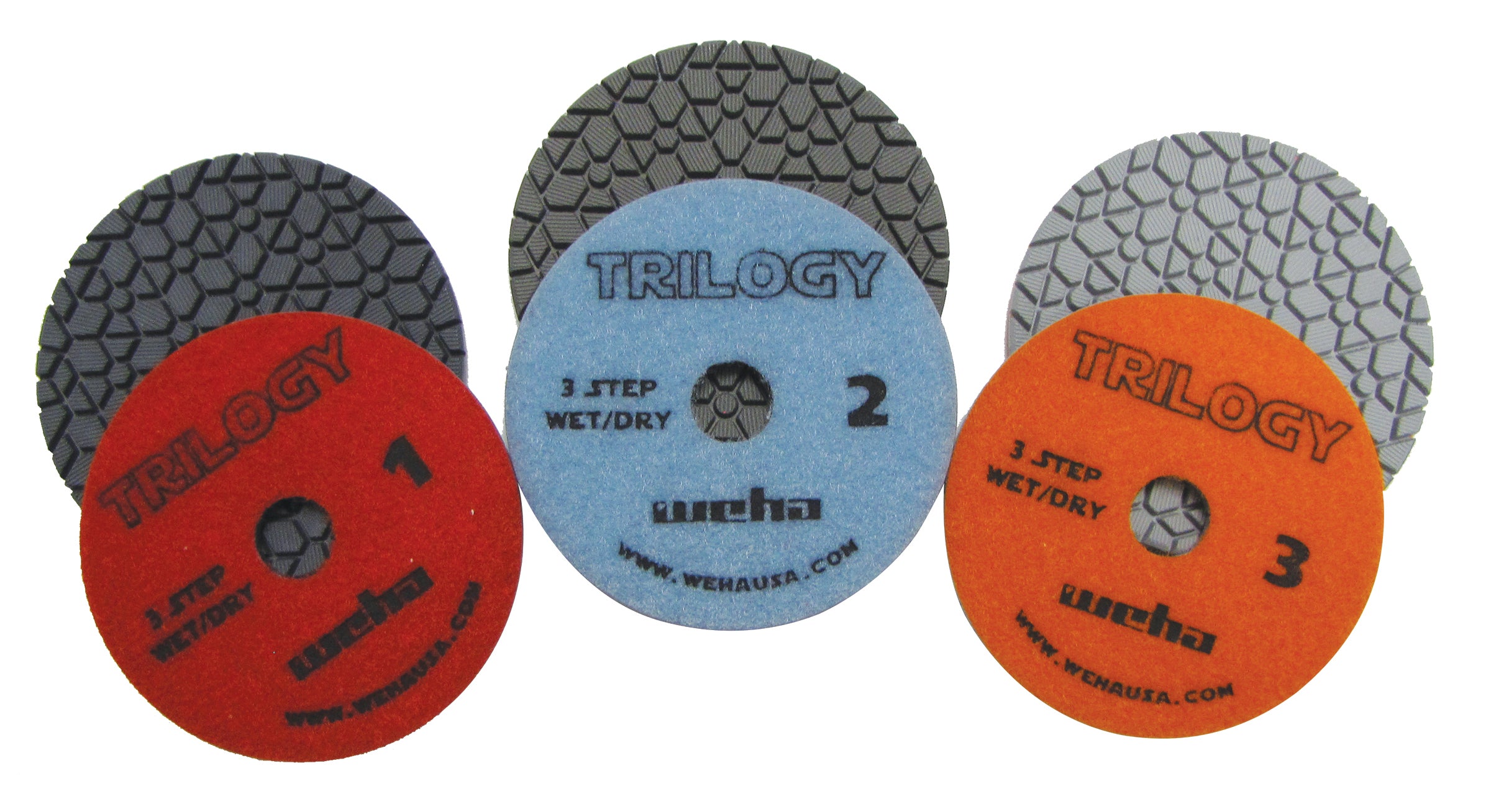 Weha Trilogy 3 Step Polishing Pads