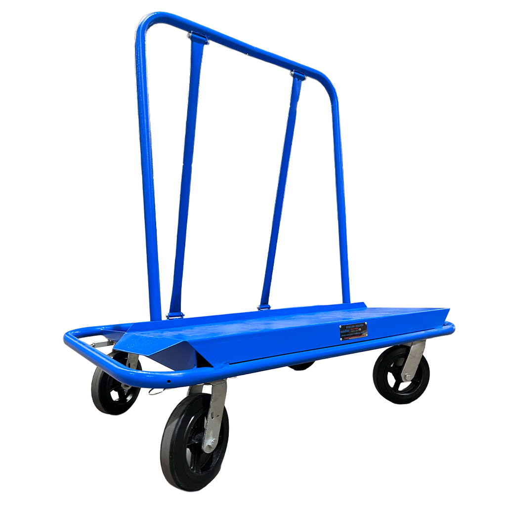 Weha Blue Broken Down Granite Shop Cart "Drywall Cart" – 2000 lb Capacity