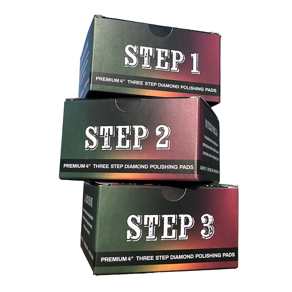 Chingon 4" Premium 3 Step Polishing Pads