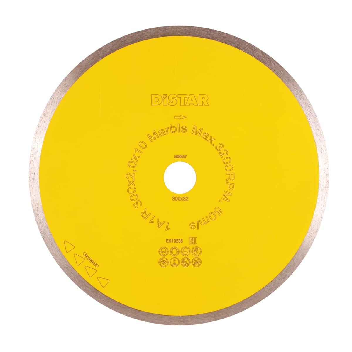 DISTAR Marble Diamond Blade 4.5"-16" front view