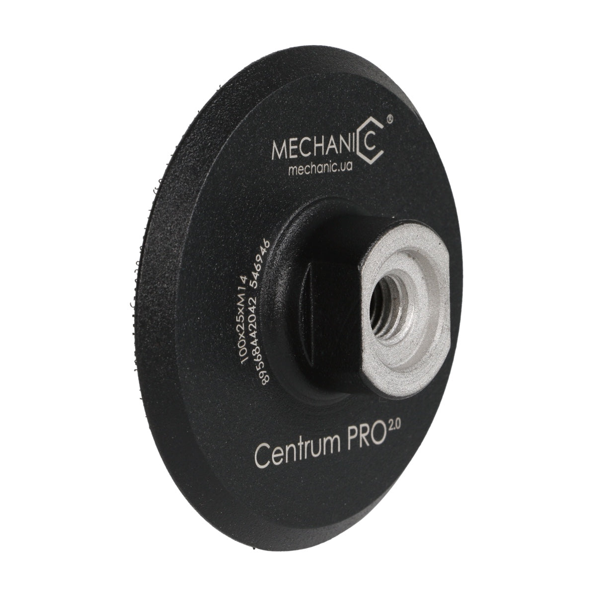 Black mechanical component with 'Mechanic' branding on a white background