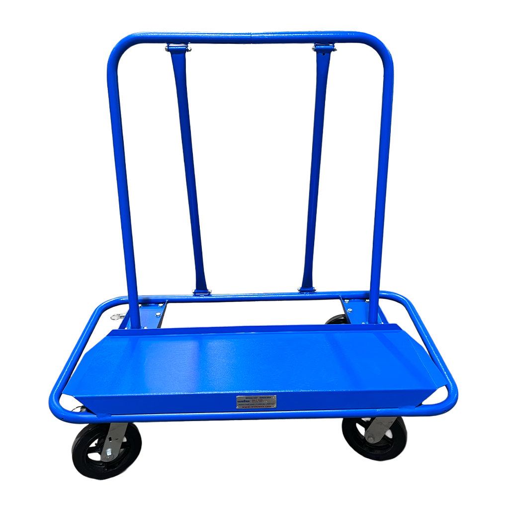 Weha Blue Broken Down Granite Shop Cart "Drywall Cart" – 2000 lb Capacity